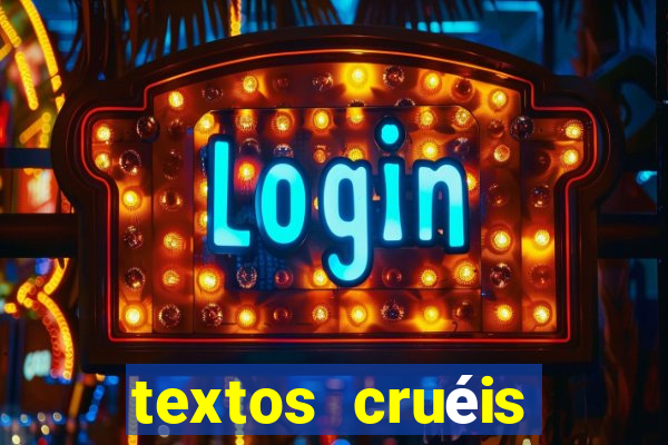 textos cruéis demais para serem lidos rapidamente pdf