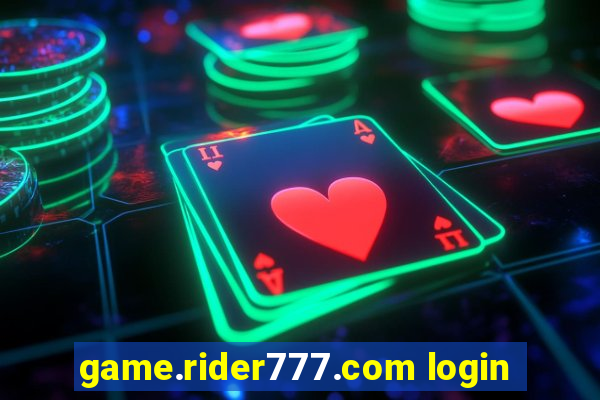 game.rider777.com login