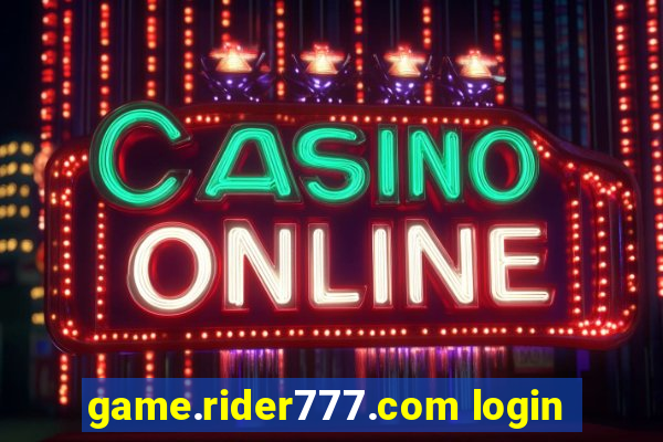 game.rider777.com login