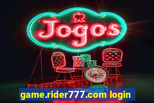 game.rider777.com login