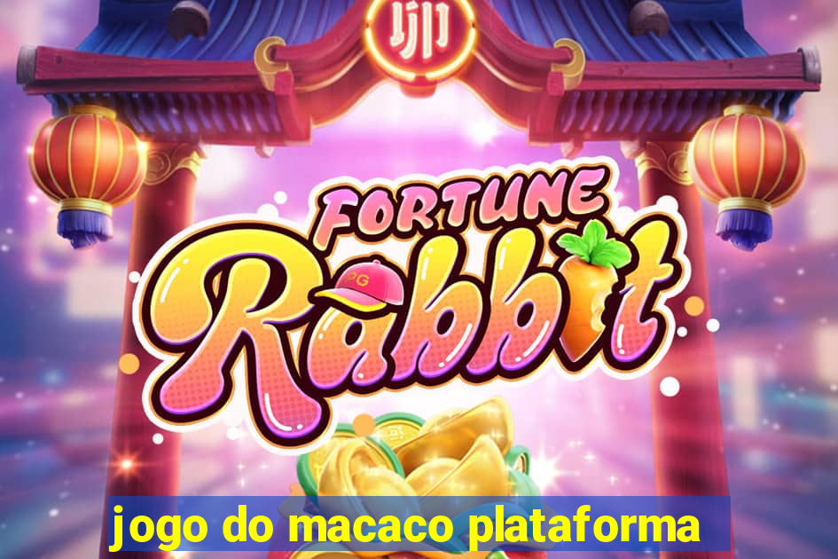 jogo do macaco plataforma