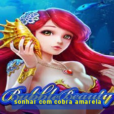 sonhar com cobra amarela