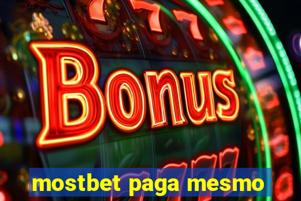 mostbet paga mesmo